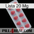 Lista 20 Mg 18